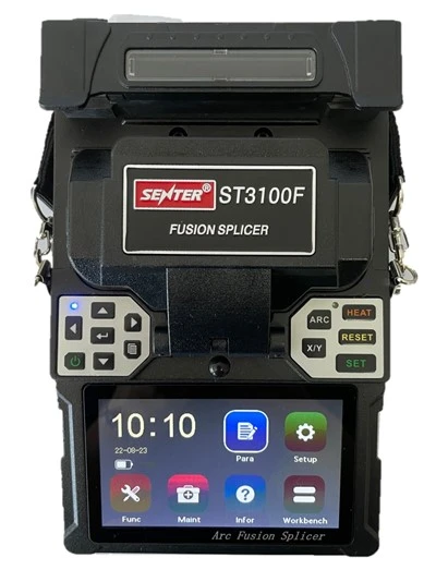 ST3100F optiskās šķiedras mini kodolsintēzes savienošanas mašīna