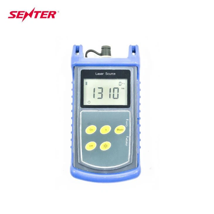 ST815B High Stabilization Handheld Laser Source Optical Fiber Optic Light Source Telecom Tester
