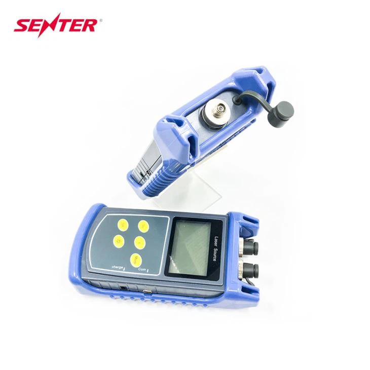 ST815B High Stabilization Handheld Laser Source Optical Fiber Optic Light Source Telecom Tester